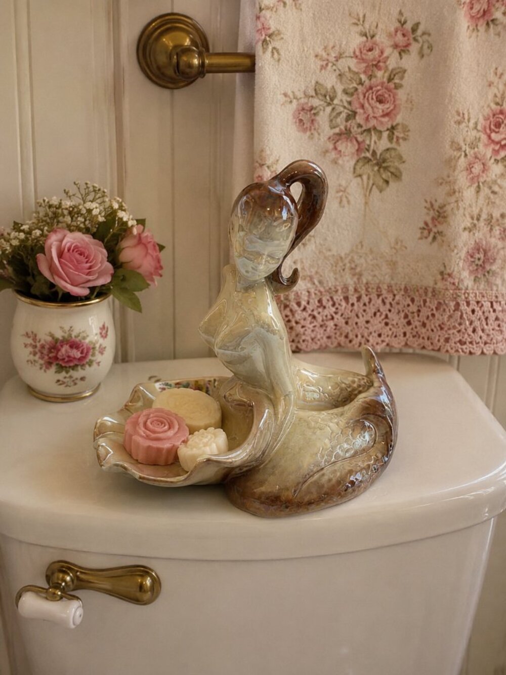 Ceramic MCM Mermaid Soap Dish